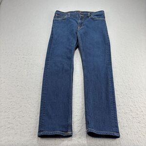 Nudie‎ Jeans Mens 33x30 (31x27) Blue Thin Finn Slim Straight Denim
